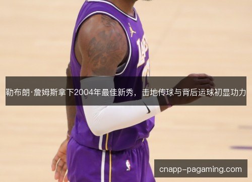 勒布朗·詹姆斯拿下2004年最佳新秀，击地传球与背后运球初显功力